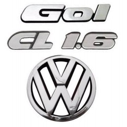 Kit Emblema Gol CL 1.6 91 em diante Kit Emblema Gol CL 1.6 91 em diante